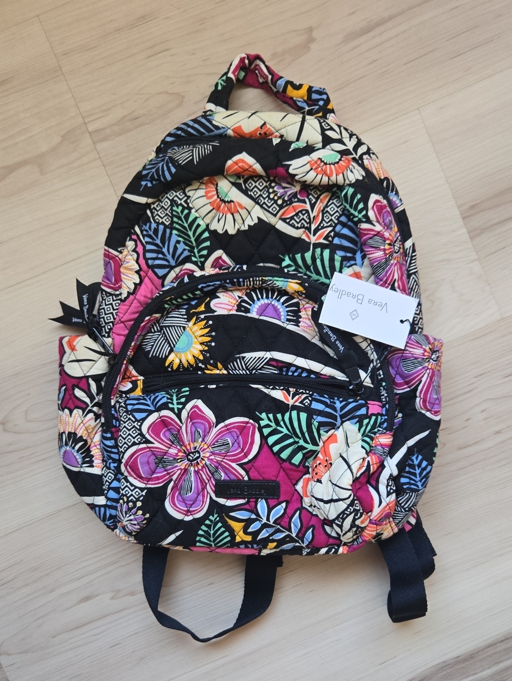 NWT Vera Bradley Essential Compact Backpack, Kaual Floral